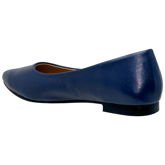 SOBEYO Genuine Leather Pointed Toe Flats Memory Foam Cushion