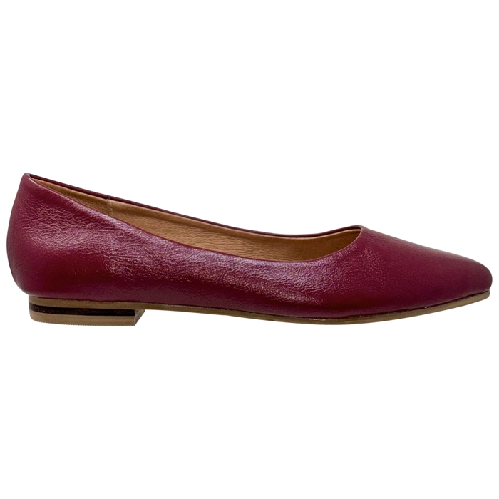 SOBEYO Genuine Leather Pointed Toe Flats Memory Foam Cushion