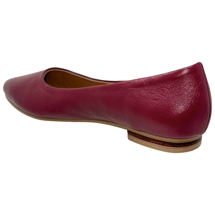 SOBEYO Genuine Leather Pointed Toe Flats Memory Foam Cushion