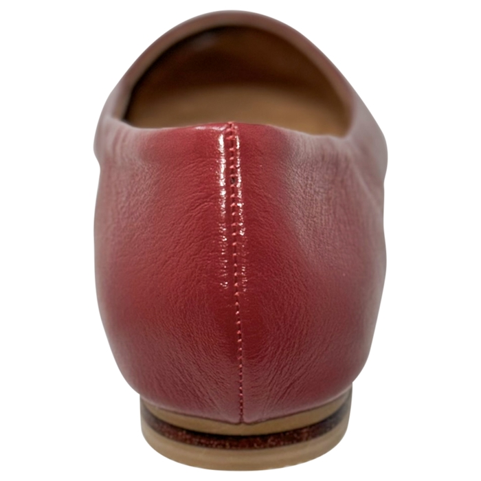 SOBEYO Genuine Leather Pointed Toe Flats Memory Foam Cushion