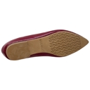 Red Leather Size 8 SOBEYO Genuine Leather Pointed Toe Flats Memory Foam Cushion