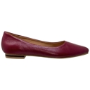 Red Leather Size 9 SOBEYO Genuine Leather Pointed Toe Flats Memory Foam Cushion