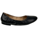  SOBEYO Genuine Leather  Ballet Flats Round Toe Elastic
