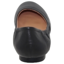 Black Leather Size 9 SOBEYO Genuine Leather  Ballet Flats Round Toe Elastic