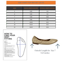 Brown Leather Size 7 SOBEYO Genuine Leather  Ballet Flats Round Toe Elastic
