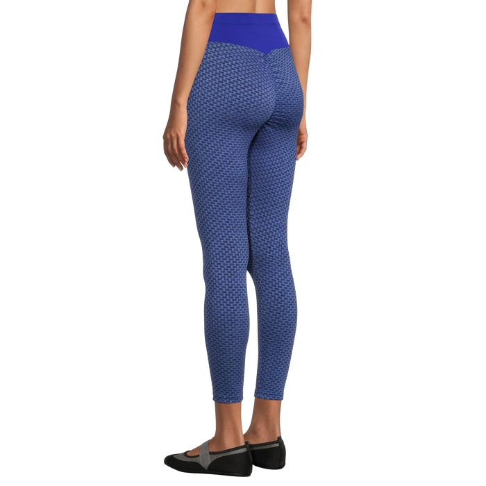 SOBEYO Womens' Legging Solid & Bubble Two Tone Stretchable Fabric