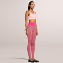 Fuchsia XL SOBEYO Womens' Legging Solid & Bubble Two Tone Stretchable Fabric