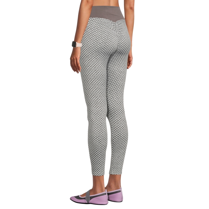 SOBEYO Womens' Legging Solid & Bubble Two Tone Stretchable Fabric