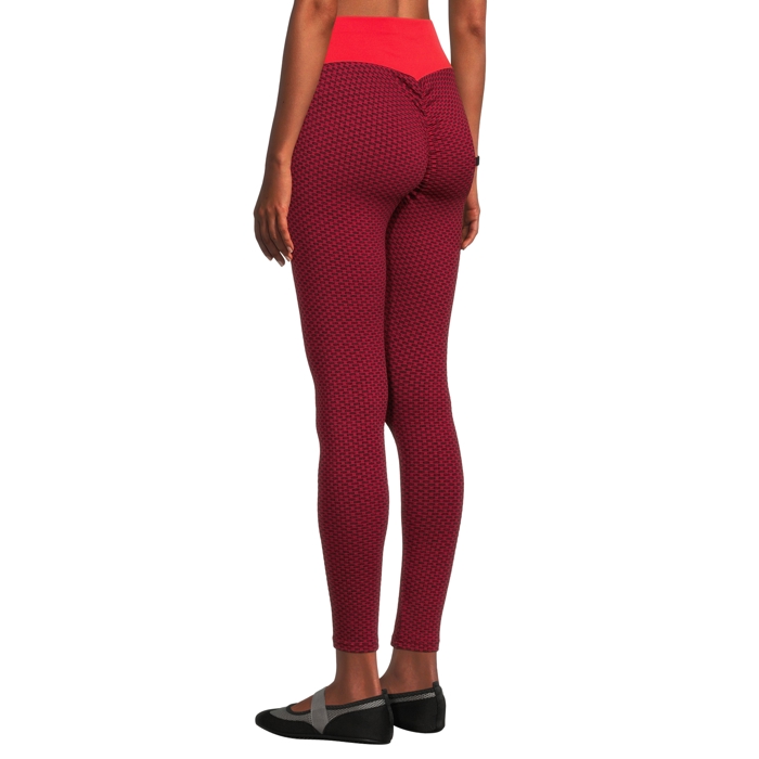SOBEYO Womens' Legging Solid & Bubble Two Tone Stretchable Fabric