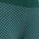 Teal XXL SOBEYO Womens' Legging Solid & Bubble Two Tone Stretchable Fabric