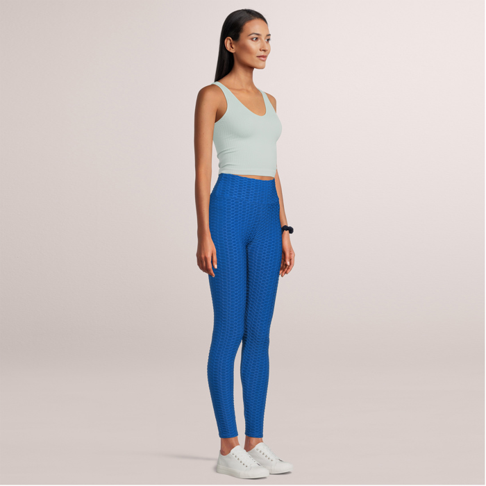 SOBEYO Womens' Legging Bubble One Tone Stretchable Fabric