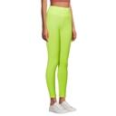 Lime Medium SOBEYO Womens' Legging Bubble One Tone Stretchable Fabric