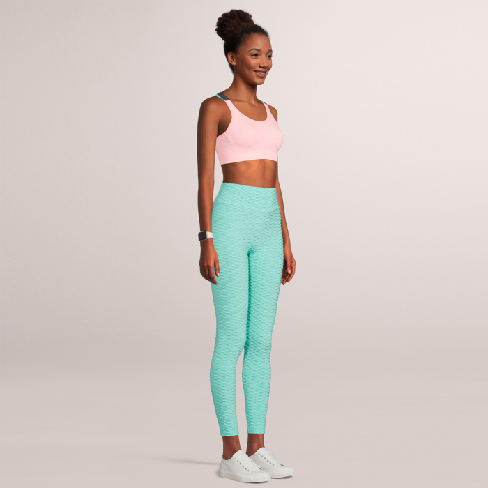 SOBEYO Womens' Legging Bubble One Tone Stretchable Fabric