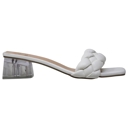 White Size 5 SOBEYO Women's Strappy Low Clear Heels Sandals Braided