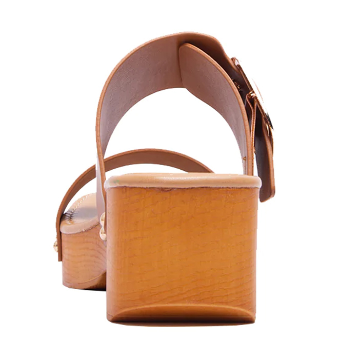 Slide Double Buckle Adjustable Straps Platform Sandals