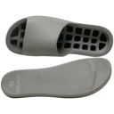 Gray Size 5 SOBEYO Women's One Band Slide Wedge Platform Sandals