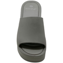 Gray Size 6 SOBEYO Women's One Band Slide Wedge Platform Sandals