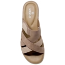 Nude Size 10 SOBEYO Women's Platform Sandals Strappy Buckle Accent