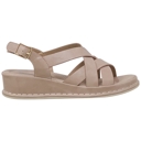 Nude Size 5 SOBEYO Women's Strappy Wedge Sandals Footbed Cushion Sling Back