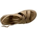 Tan Size 8 SOBEYO Women's Strappy Wedge Sandals Footbed Cushion Sling Back