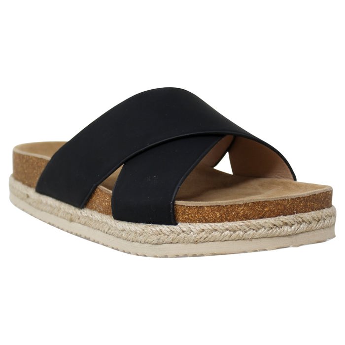 Women's Classic Criss Cross Platform Sandals Espadrilles