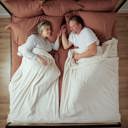 Queen Coastal Ivory Splitz® UltraSoft Blanket for Couples, Pet Owners & Co-sleeping Families