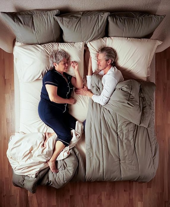 Splitz® Oversized Comforter for Couples, Pet Owners & Co-sleeping Families