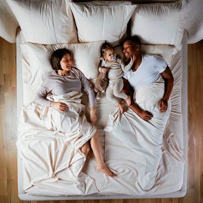 Splitz® CoolTouch 2000TC Sheet Set for Couples, Pet Owners & Co-sleeping Families
