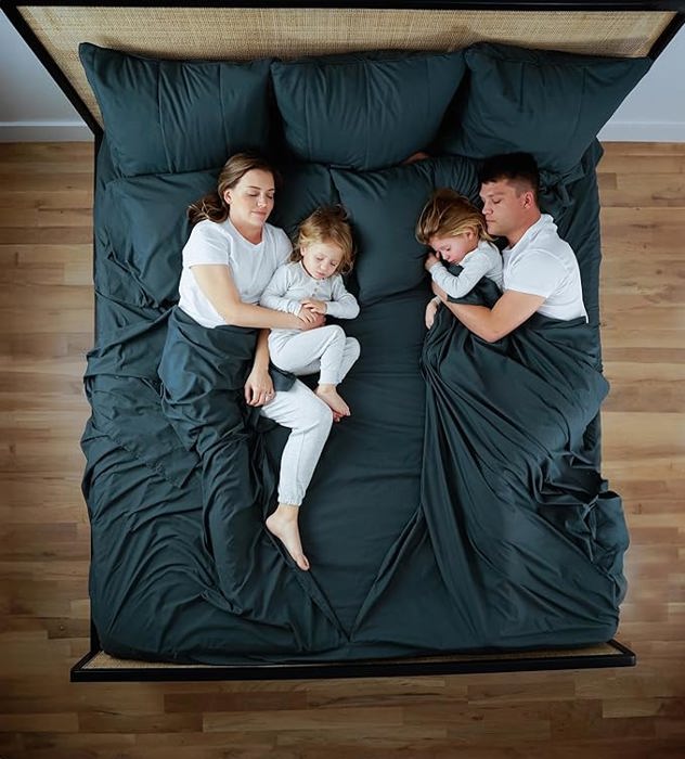 Splitz® CoolTouch 2000TC Sheet Set for Couples, Pet Owners & Co-sleeping Families