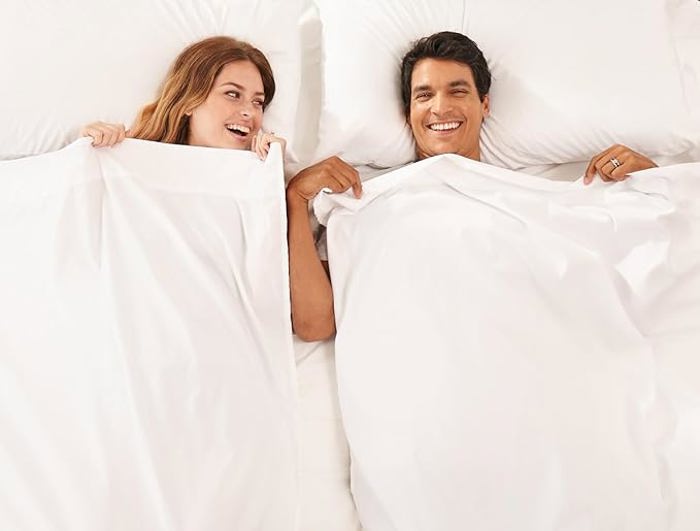Splitz® CoolTouch 2000TC Sheet Set for Couples, Pet Owners & Co-sleeping Families