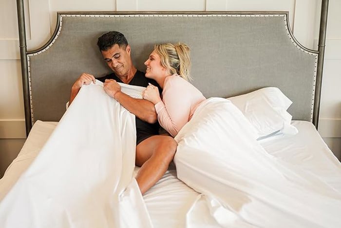 Splitz® CoolTouch 2000TC Sheet Set for Couples, Pet Owners & Co-sleeping Families