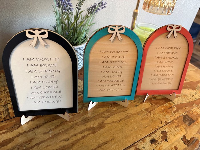 Affirmation Sign. Motivational Sign. Inspirational Sign. Daily Affirmations. Office Sign. 