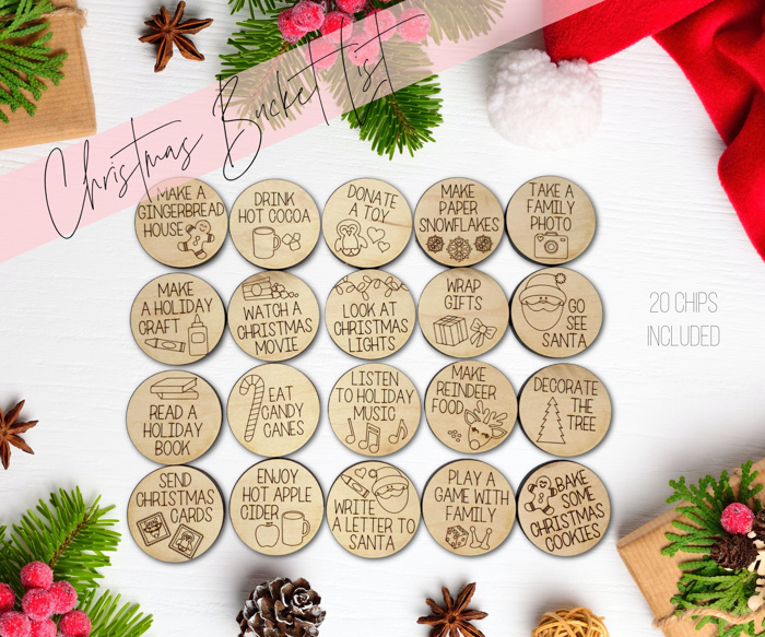 Christmas Bucket List. Christmas Activities. Tokens. Holiday Traditions
