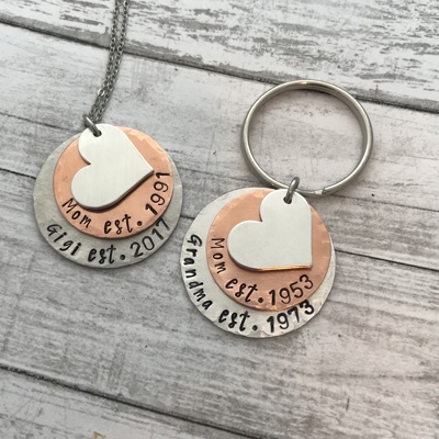 Mother's Necklace / Name Necklace / Mother's day gift / Mother's Key chain / Grandma Necklace / Personalized Christmas Gift