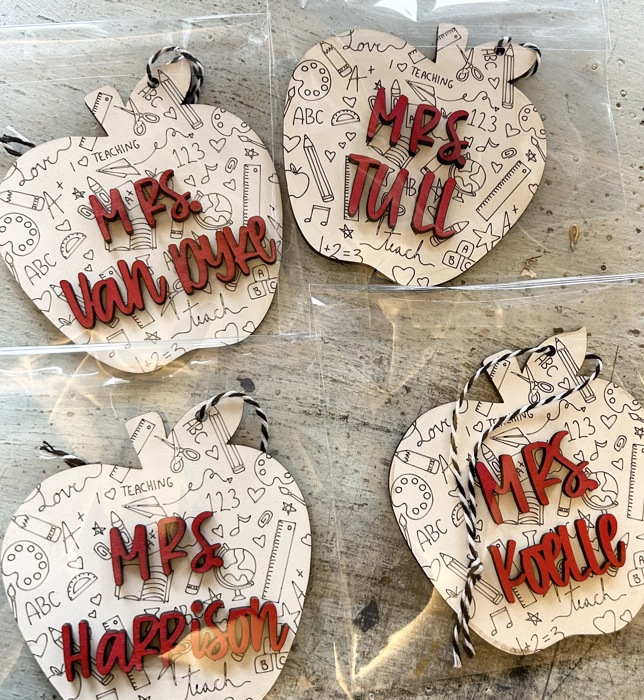 Personalized Teacher Ornament. Gift for teacher. Personalized Gift