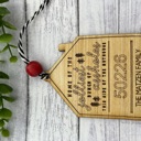  Personalized Zip Code Ornament. Family Christmas Ornament. Naughty Ornament.