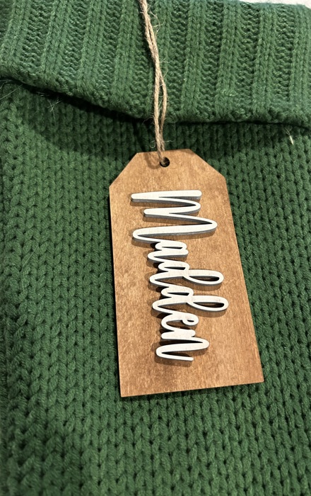 Stocking Tags to hang. Christmas Tags. Personalized Christmas Gift. Tags for stockings.
