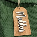  Stocking Tags to hang. Christmas Tags. Personalized Christmas Gift. Tags for stockings.