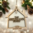  New Home Ornament. Personalized Home Ornament. Personalized Christmas Gift. Gift for new home owner