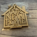  New Home Ornament. Personalized Home Ornament. Personalized Christmas Gift. Gift for new home owner