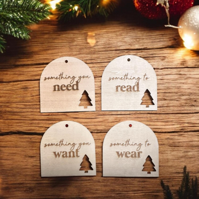 Christmas Tags. Christmas gifts. Gift Tags. 4 Christmas Gift Rule