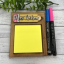  Personalized Post It Note holders. Teacher Gift. Personalized Gift. Teacher Appreciation