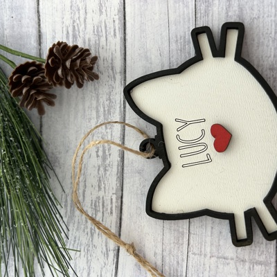 Cat Ornament. Personalized Ornament for pet.