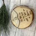  Memorial ornament with angel wings. Personalized Memorial gift. Personalized Christmas Gift. 