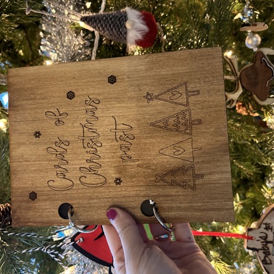 Christmas card holder. Card Keepsake. 