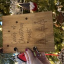  Christmas card holder. Card Keepsake. 