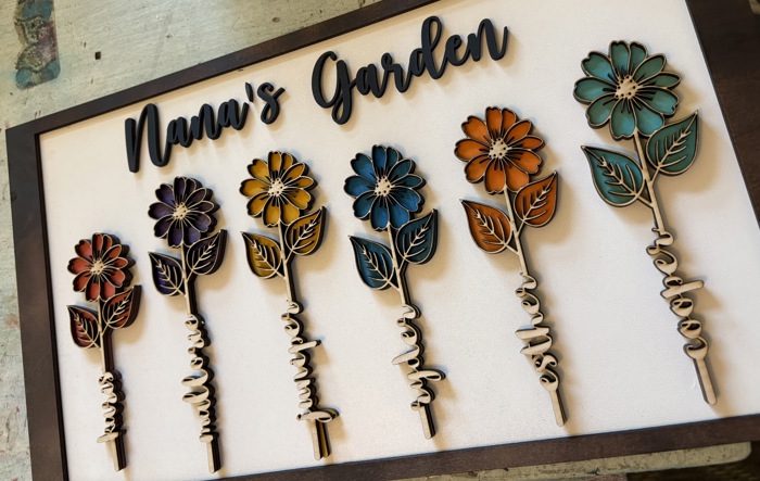 Mother's Gift. Flowers for mom. Grandma gift. Gift for her. Flower art. Mother's Day Gift. Personalized Christmas gift. 