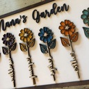6 flowers Mother's Gift. Flowers for mom. Grandma gift. Gift for her. Flower art. Mother's Day Gift. Personalized Christmas gift. 