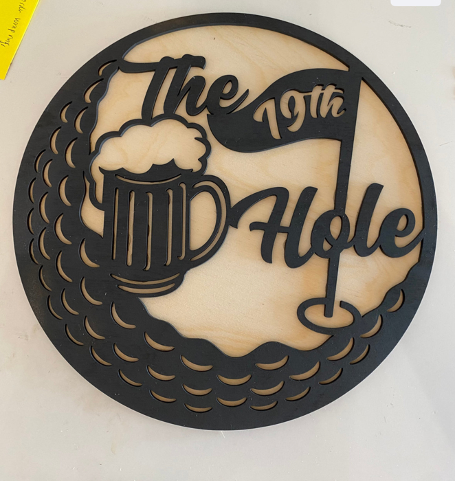 Golf Decor. Father's gift. Dad Gift. Golf Gift.