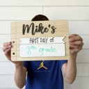  First Day of School Sign. Last day of school sign. Reusable sign.